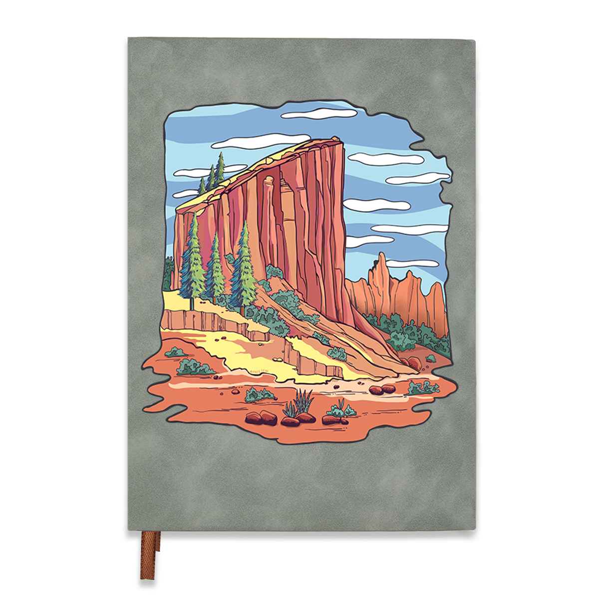Freeleaf Zion National Park Vintage Leather Journal Notebook