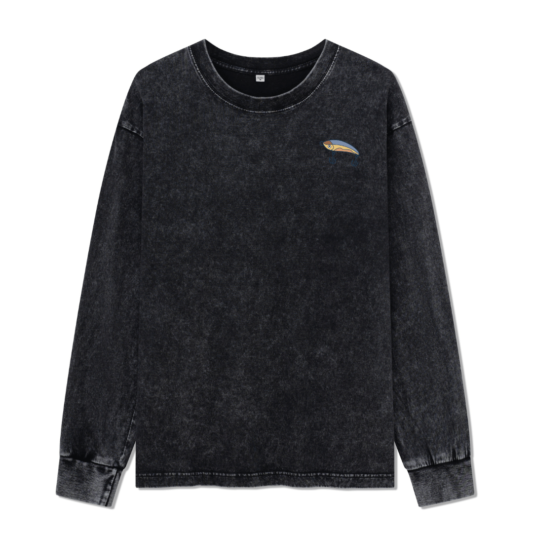 Can't Work Today Washed Long Sleeve Top