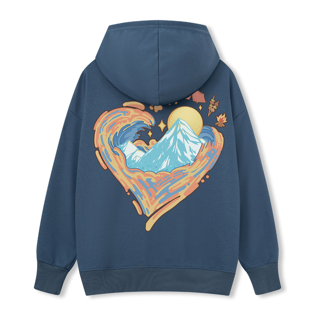 Freeleaf Heart of Wilderness Camping Unisex Nature Inspired Hoodie