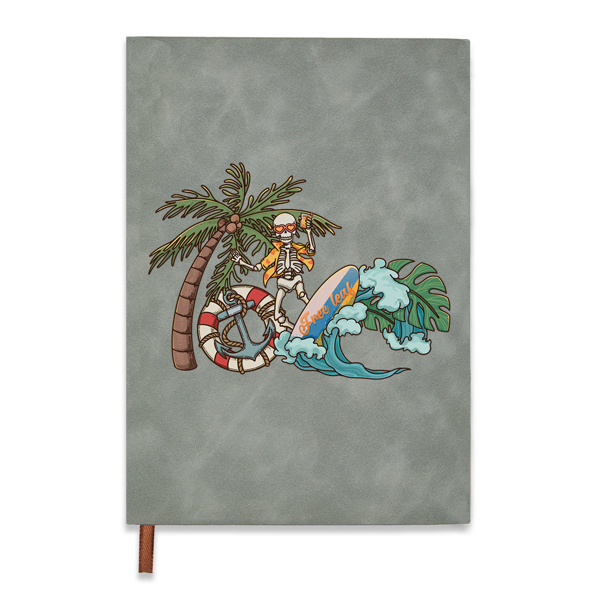 Freeleaf Eternal Summer Romance Adventure Vintage Leather Journal Notebook