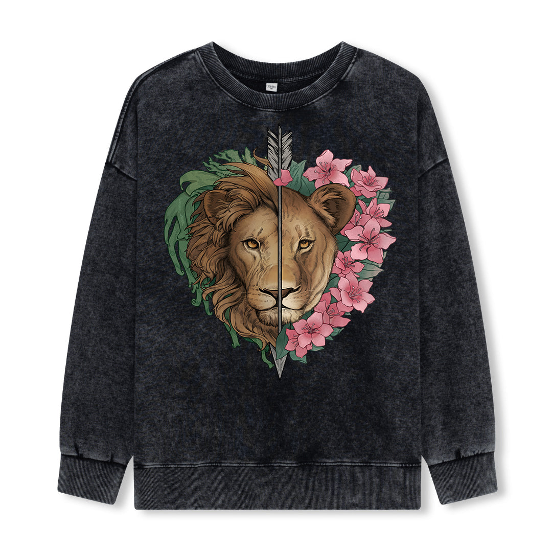 Freeleaf No Rain No Flowers Washed Sweatshirt