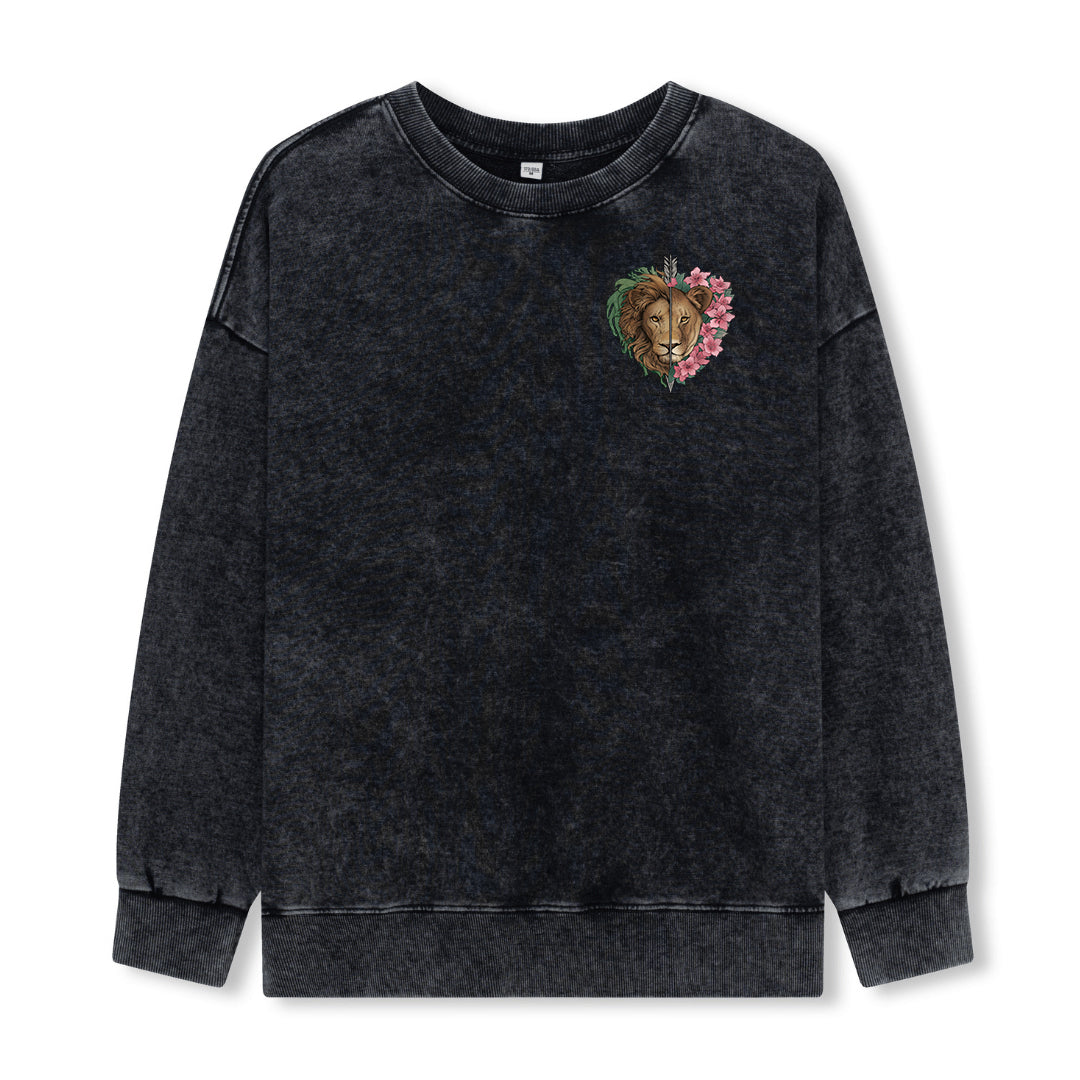 Freeleaf Wild at Heart Love's Serenade Washed Sweatshirt