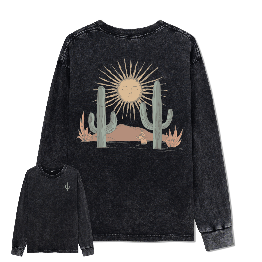 Saguaro National Park Washed Long Sleeve Top
