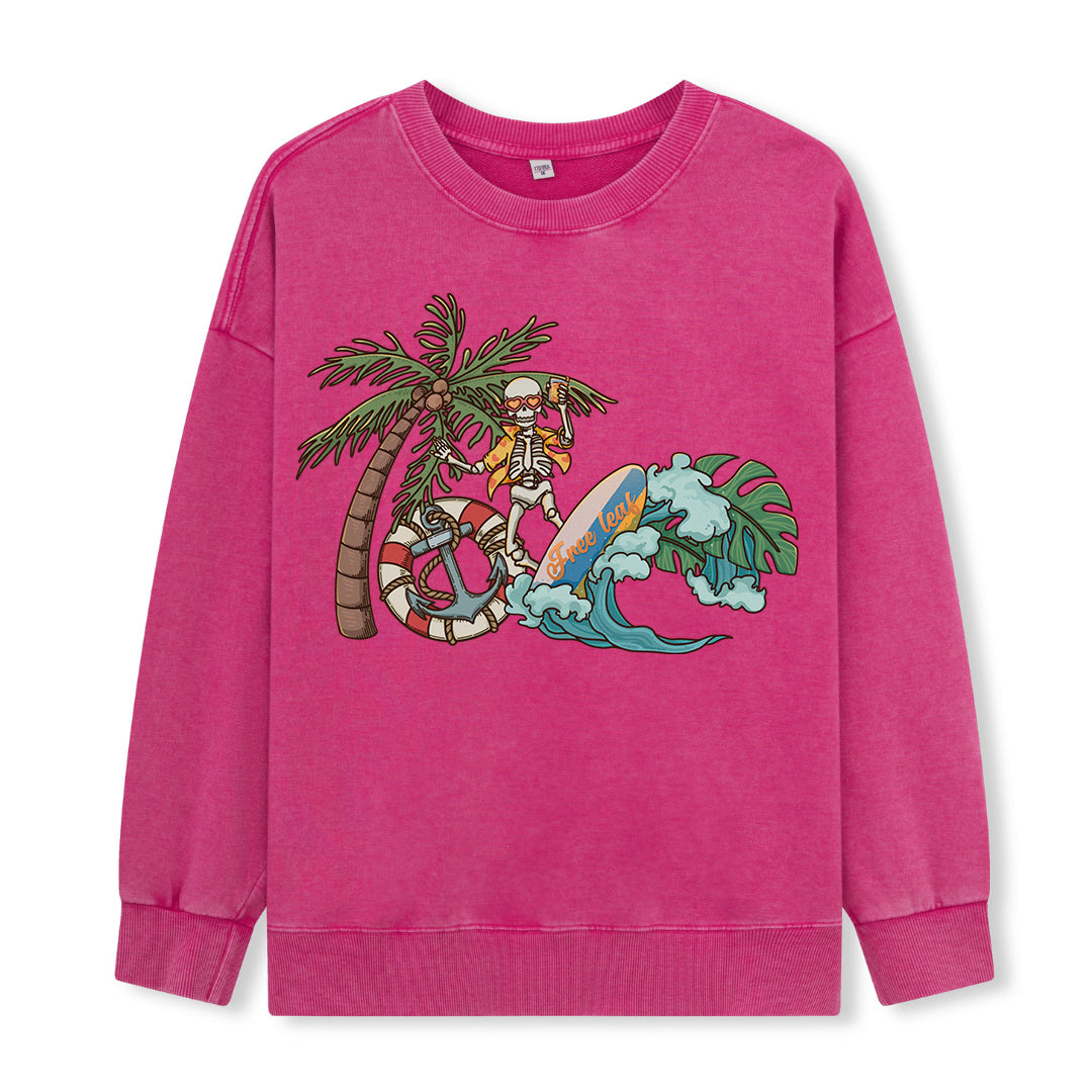 Freeleaf Wild at Heart Washed Sweatshirt