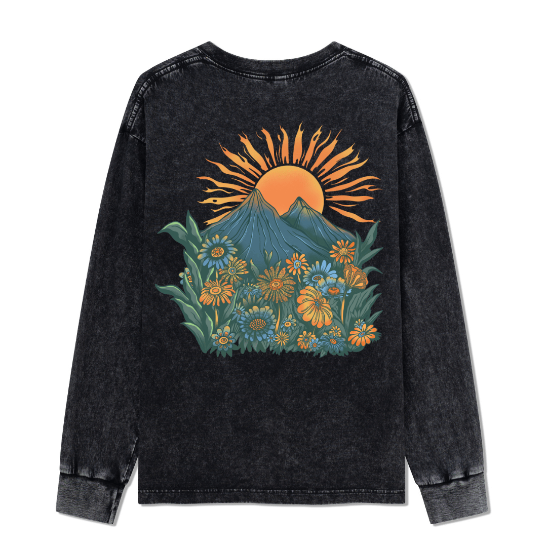 Energy Washed Long Sleeve Top