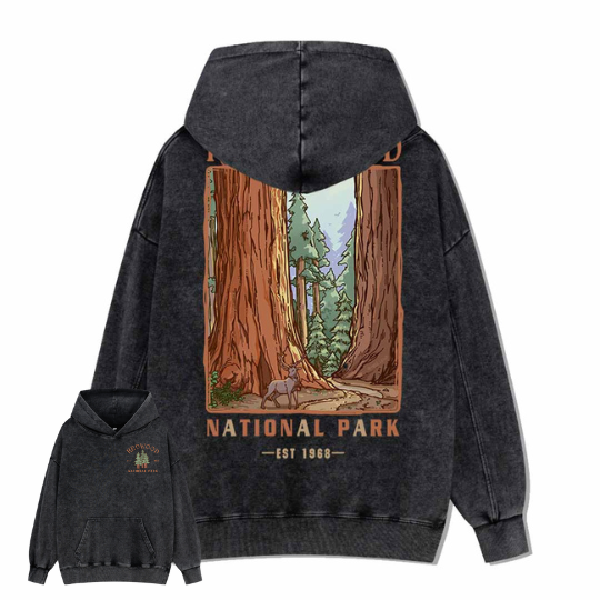 Redwood National Park Washed Hoodie