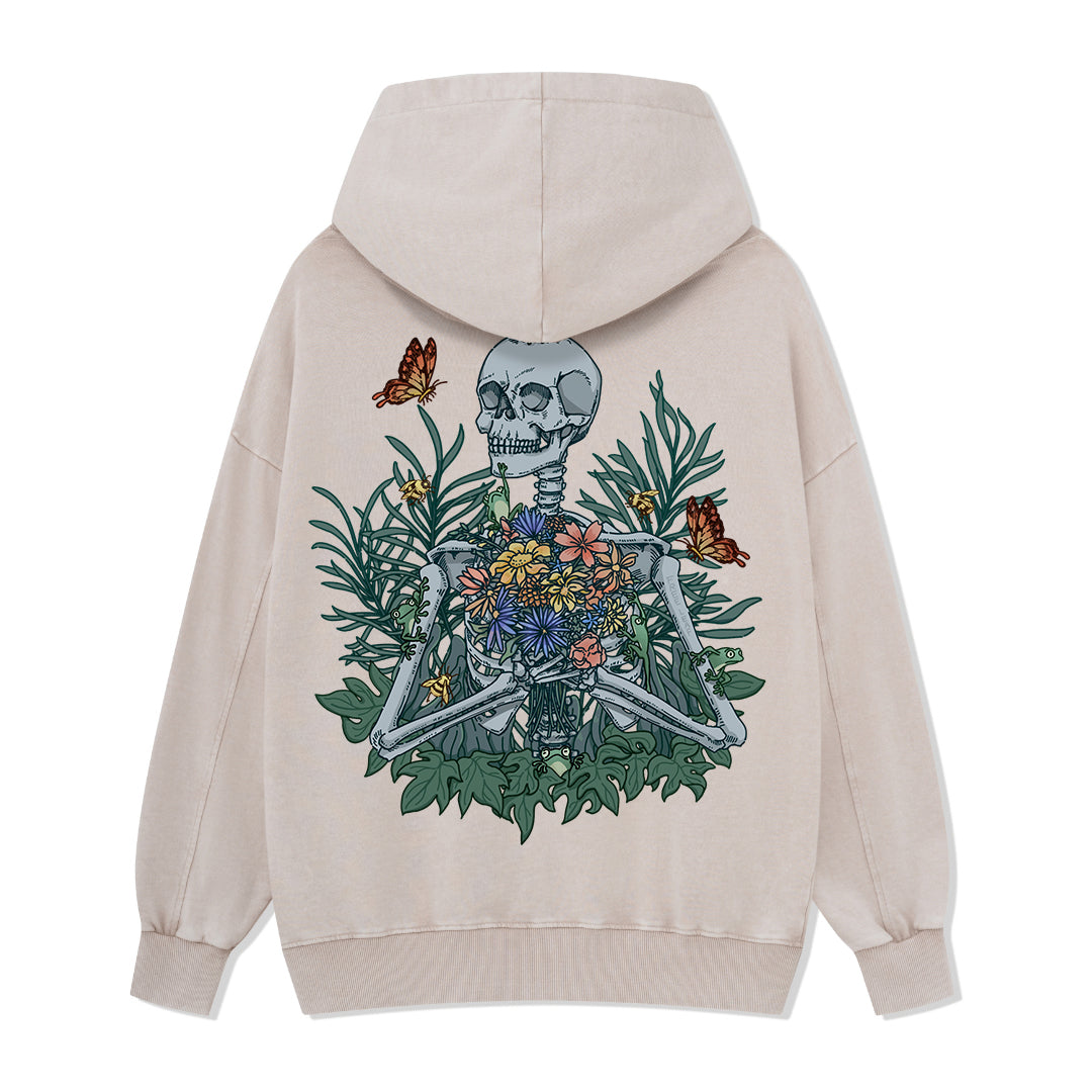 Freeleaf Rebirth in Bloom Unisex Nature Inspired Hoodie