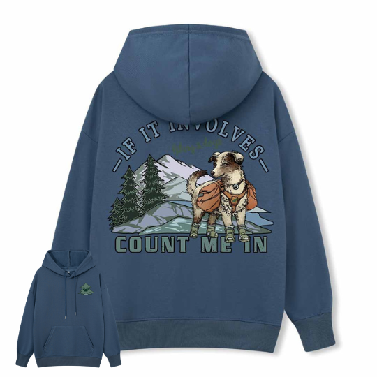 Hiking & Dogs Adventure Hoodie