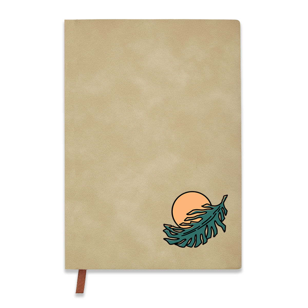 Freeleaf Hawaiian Vacation Vintage Leather Notebook
