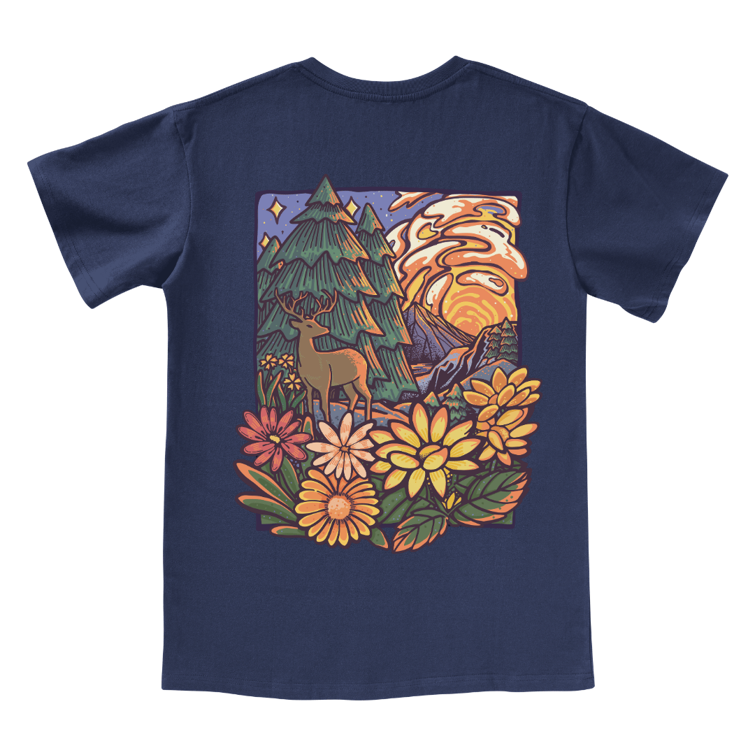 Wander In The Forest V-neck Tee
