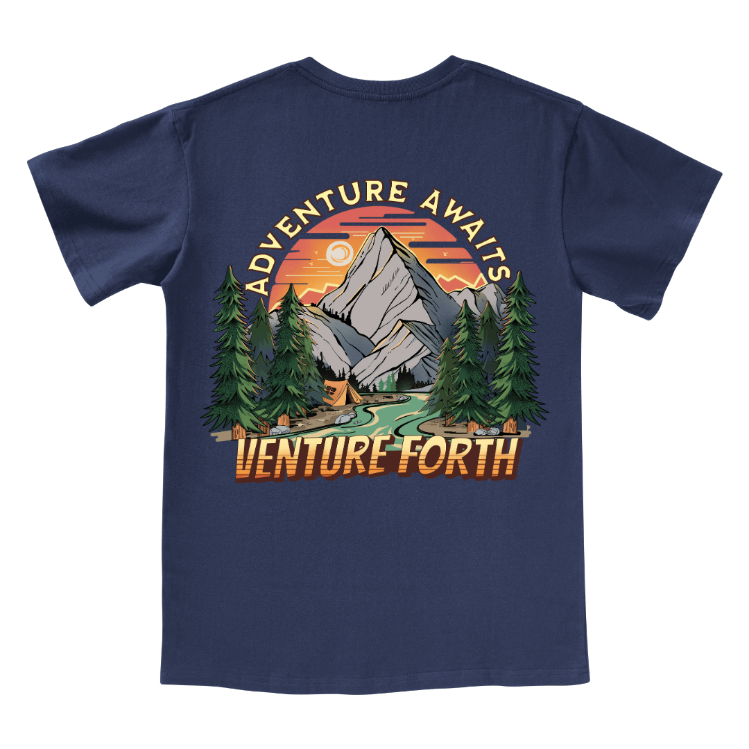 Adventure Awaits V-neck Tee