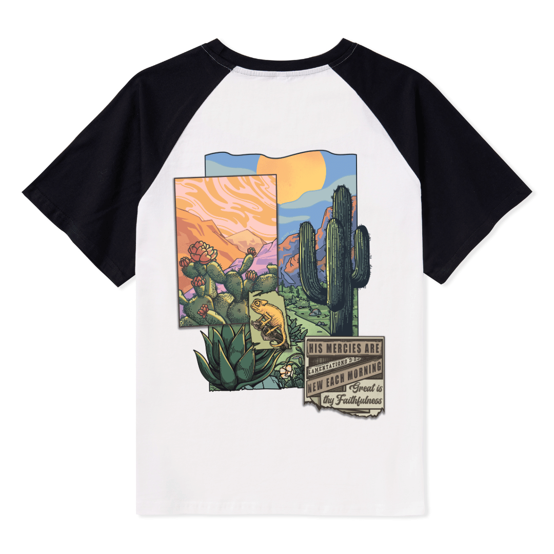 Christian Raglan Short Sleeve Top