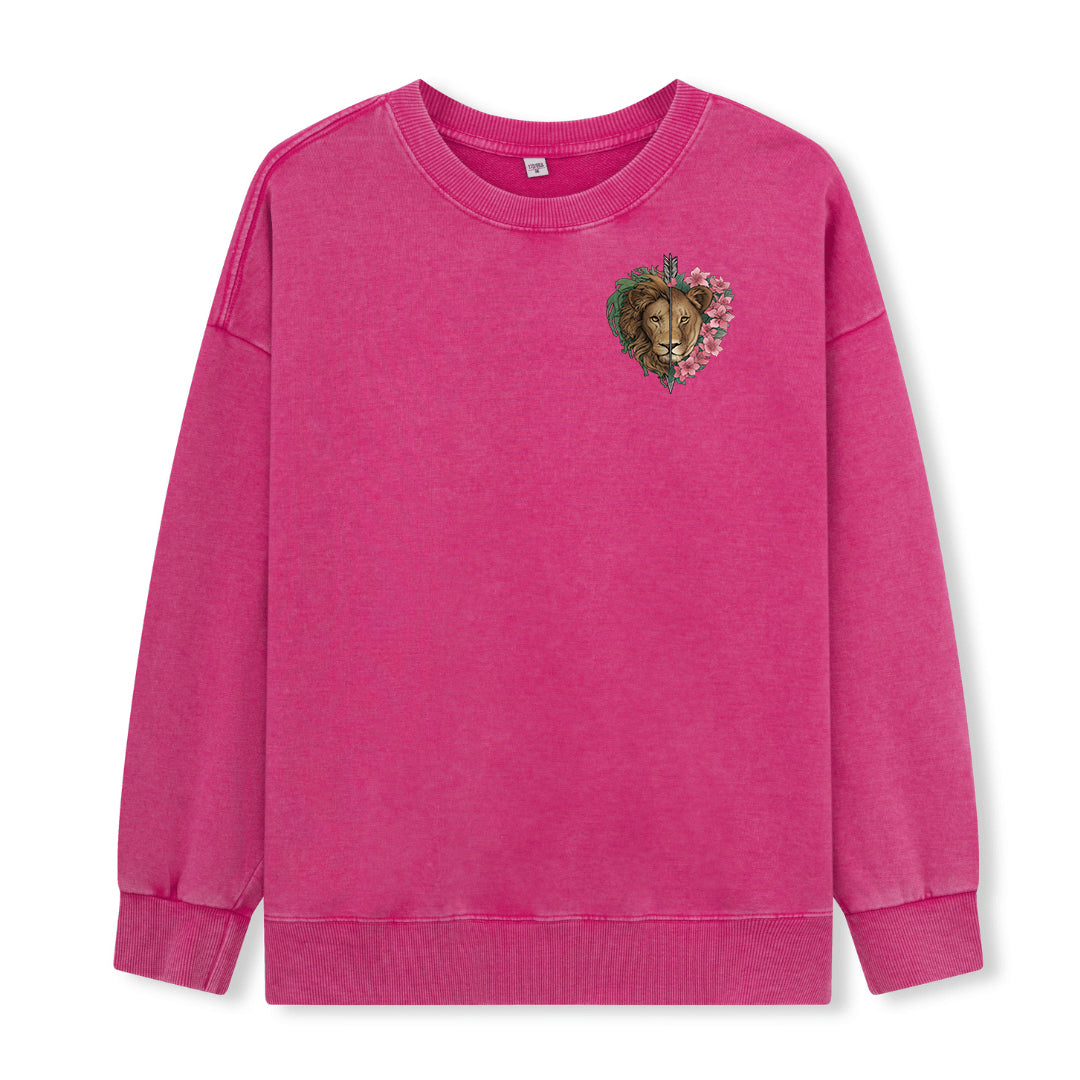 Freeleaf Wild at Heart Love's Serenade Washed Sweatshirt