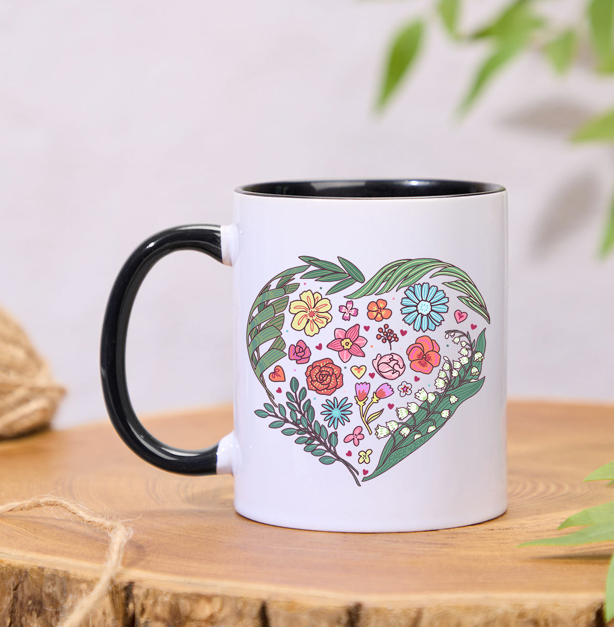 Freeleaf Love¡¯s Symphony Colorful Ceramic Mug