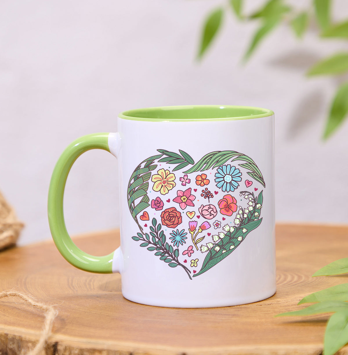 Freeleaf Love¡¯s Symphony Colorful Ceramic Mug