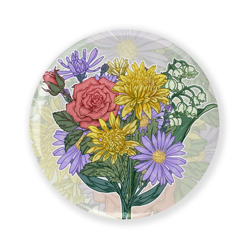freeleaf-symphony-of-flowers-badge-pin