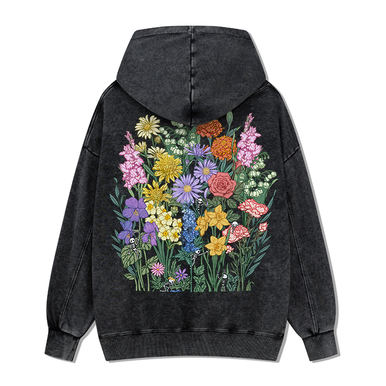 Freeleaf Whimsy in Bloom Unisex Nature Inspired Hoodie