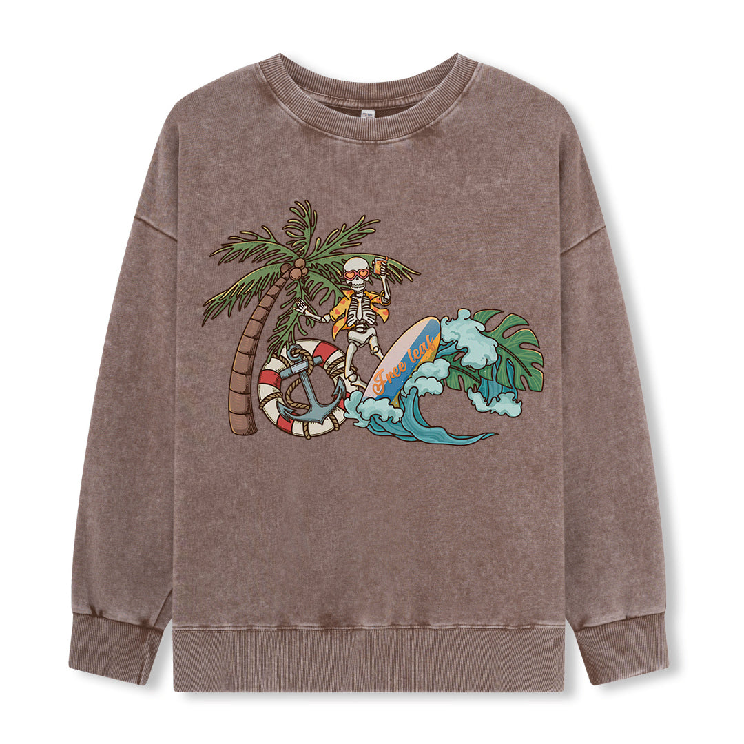 Freeleaf Wild at Heart Washed Sweatshirt