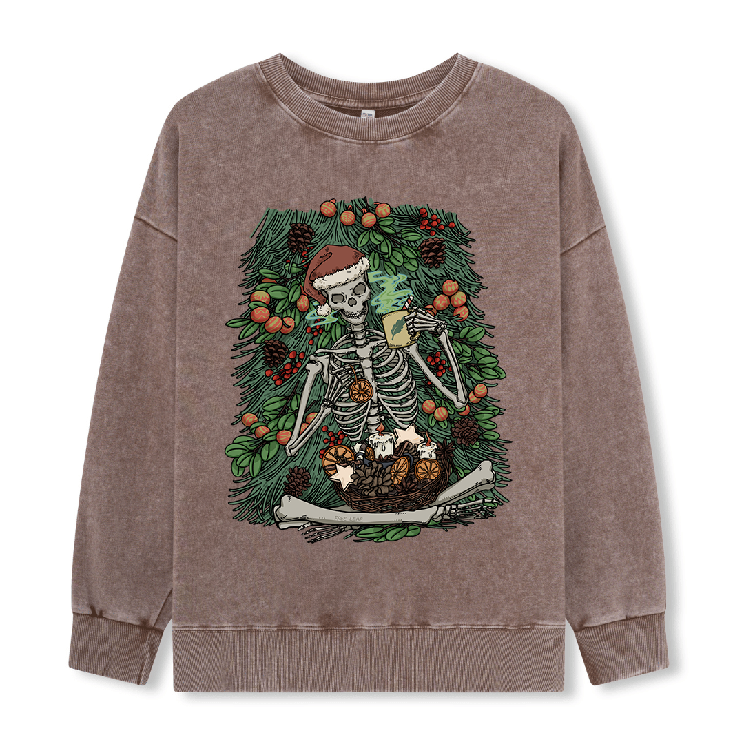 freeleaf-infinite-fun-time-front-printed-washed-sweatshirt