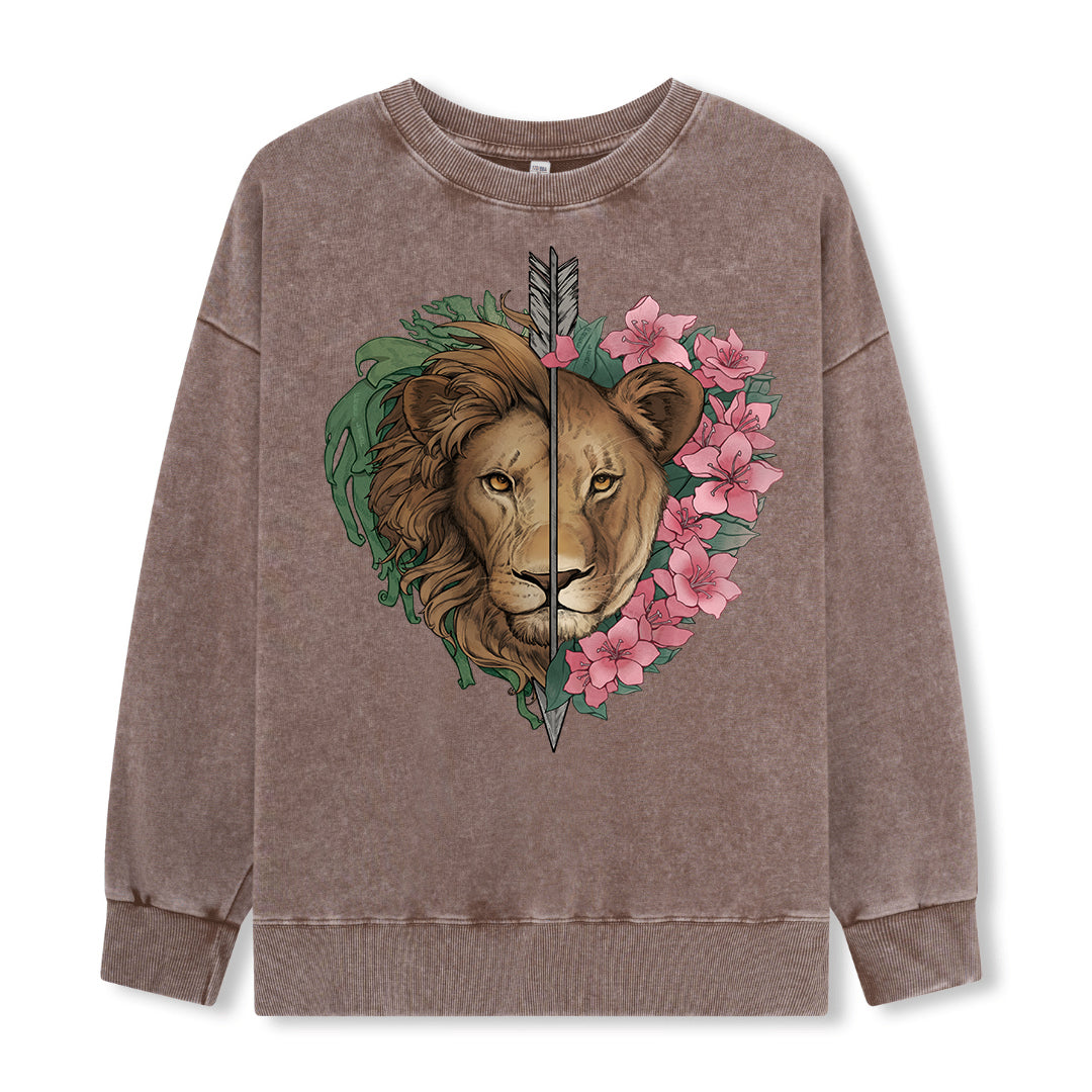 Freeleaf No Rain No Flowers Washed Sweatshirt