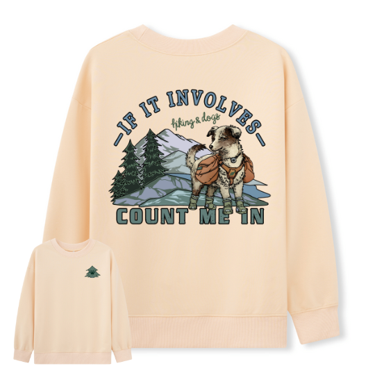 Hiking & Dogs Adventure Sweatshirt