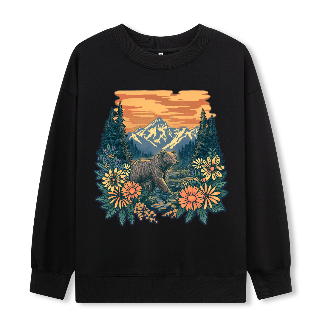 Go Into Nature Front-printed Sweatshirt