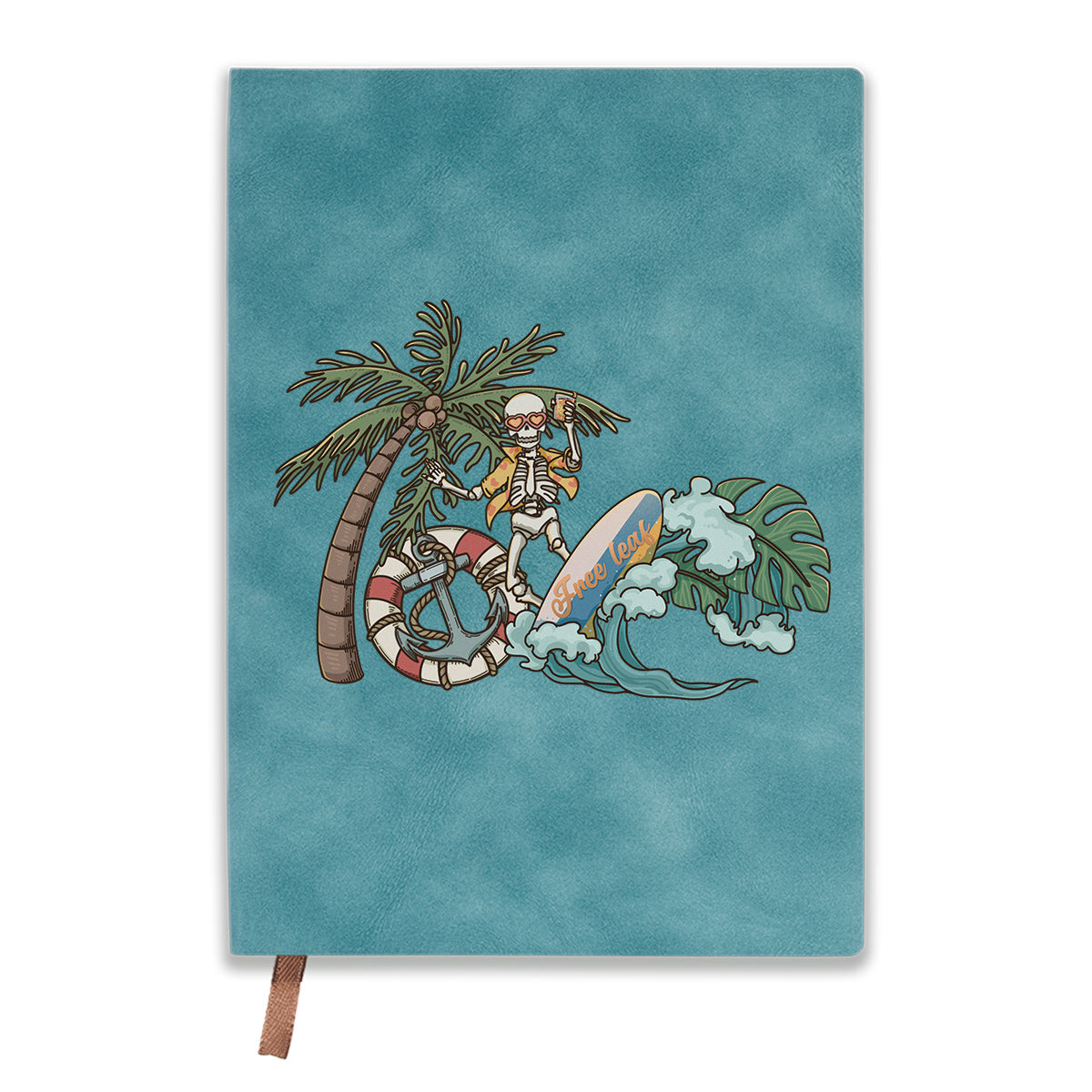 Freeleaf Eternal Summer Romance Adventure Vintage Leather Journal Notebook