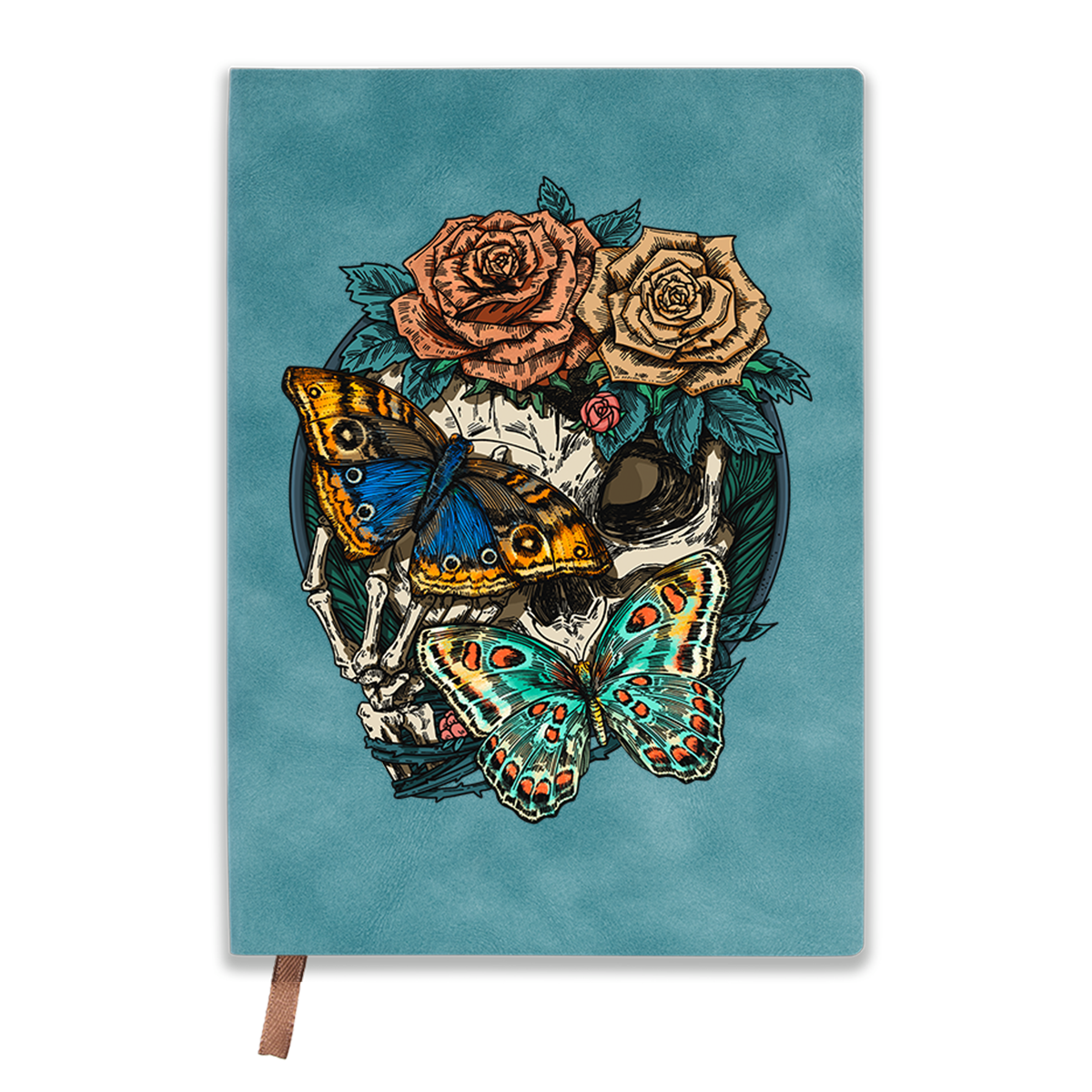 freeleaf-floral-skull-vintage-leather-notebook