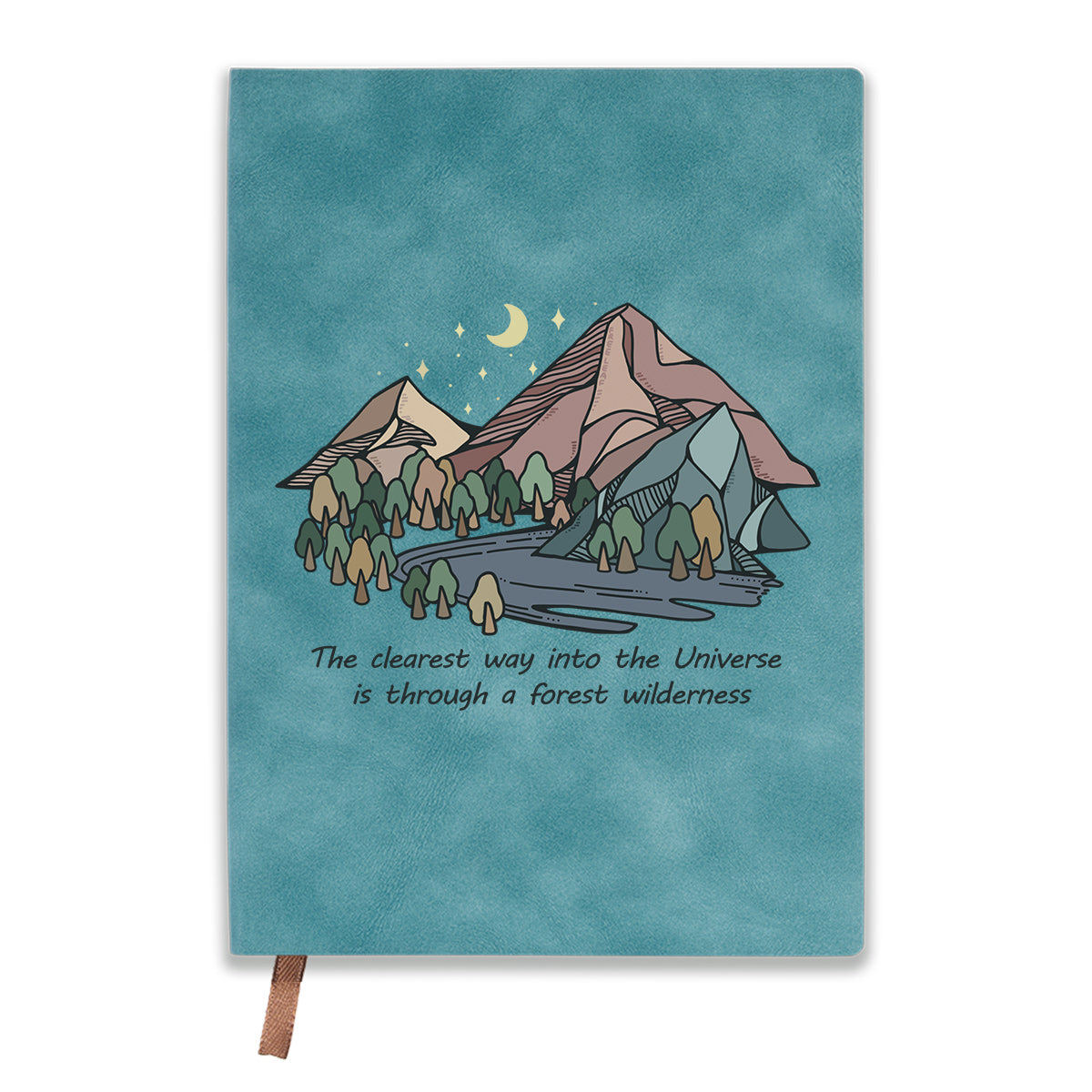 Freeleaf Pathway to the Universe Leather Journal Notebook
