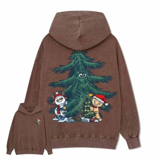 Merry Christmas Washed Hoodie