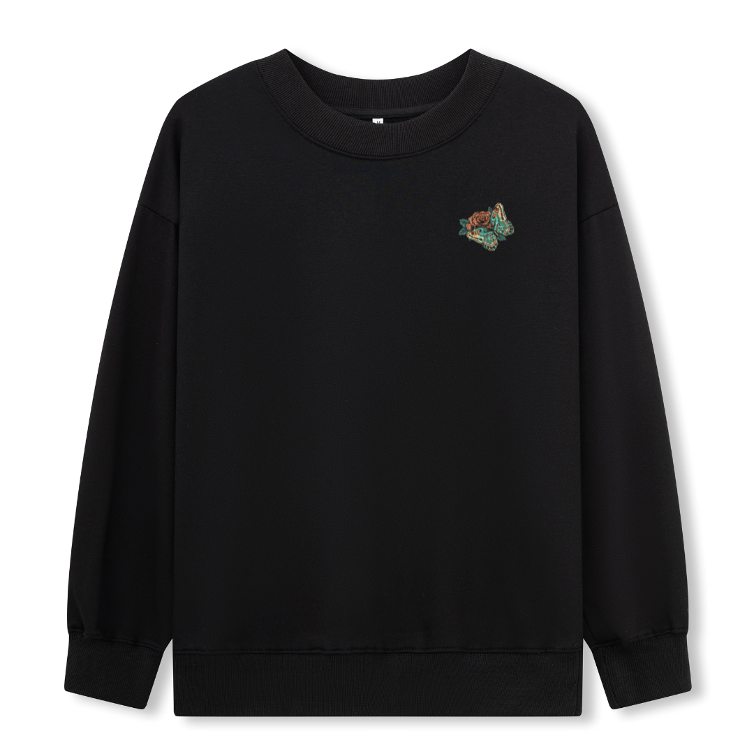 Floral Skull Sweatshirt