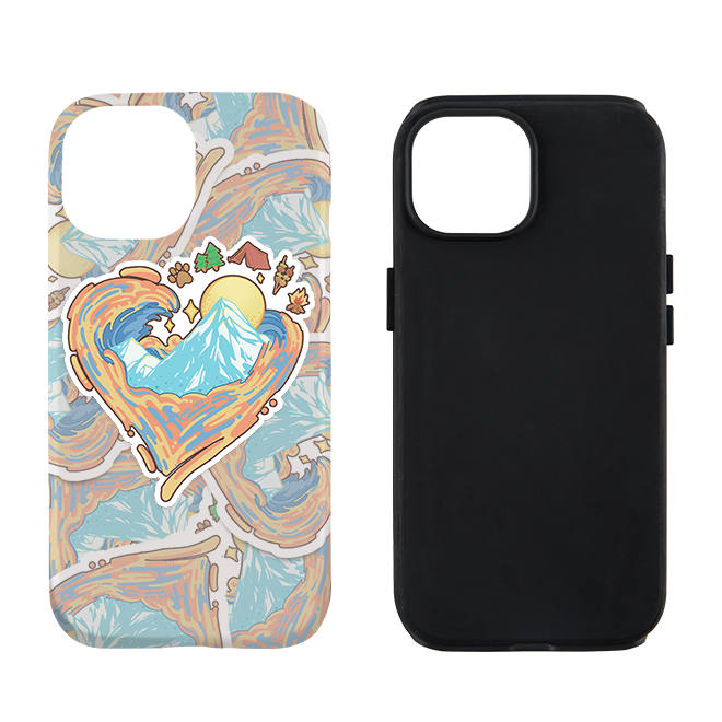 Freeleaf Heart of Wilderness Camping iphone Case