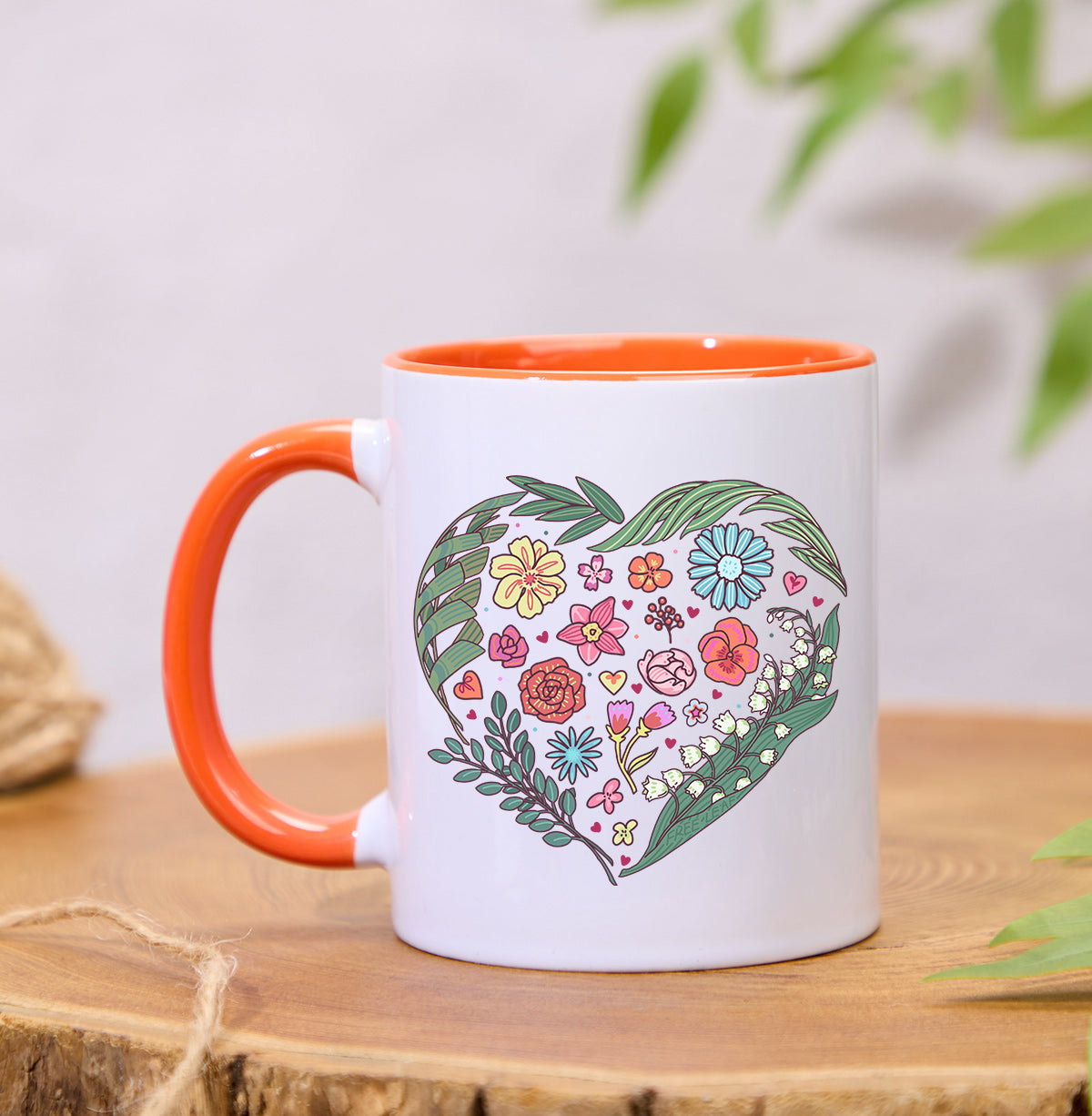 Freeleaf Love¡¯s Symphony Colorful Ceramic Mug