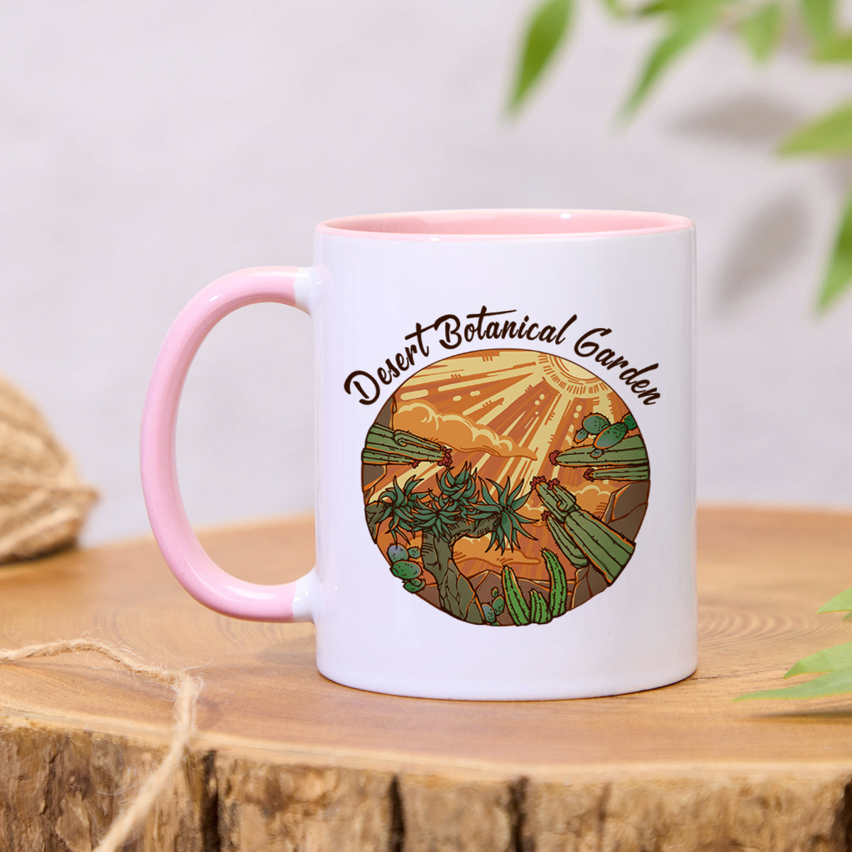 Freeleaf Desert Park Colorful Ceramic Mug