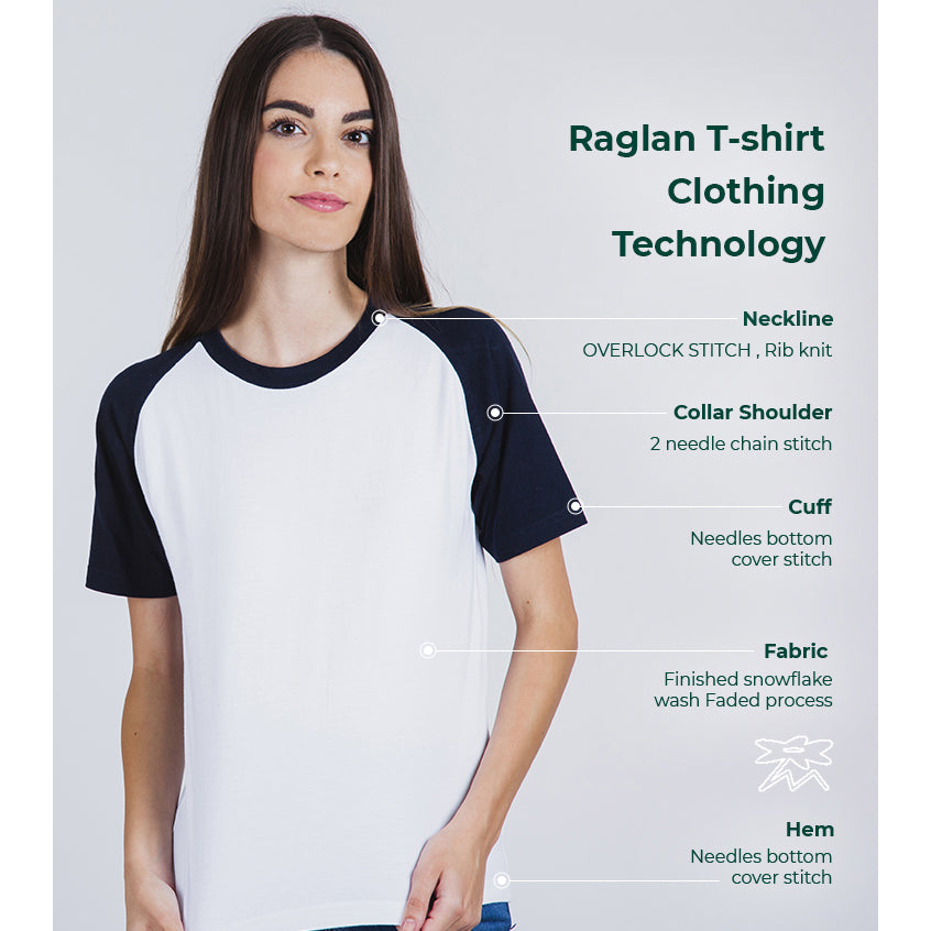 Freeleaf Elf Viligis Unisex Nature Inspired Raglan Sleeve Top