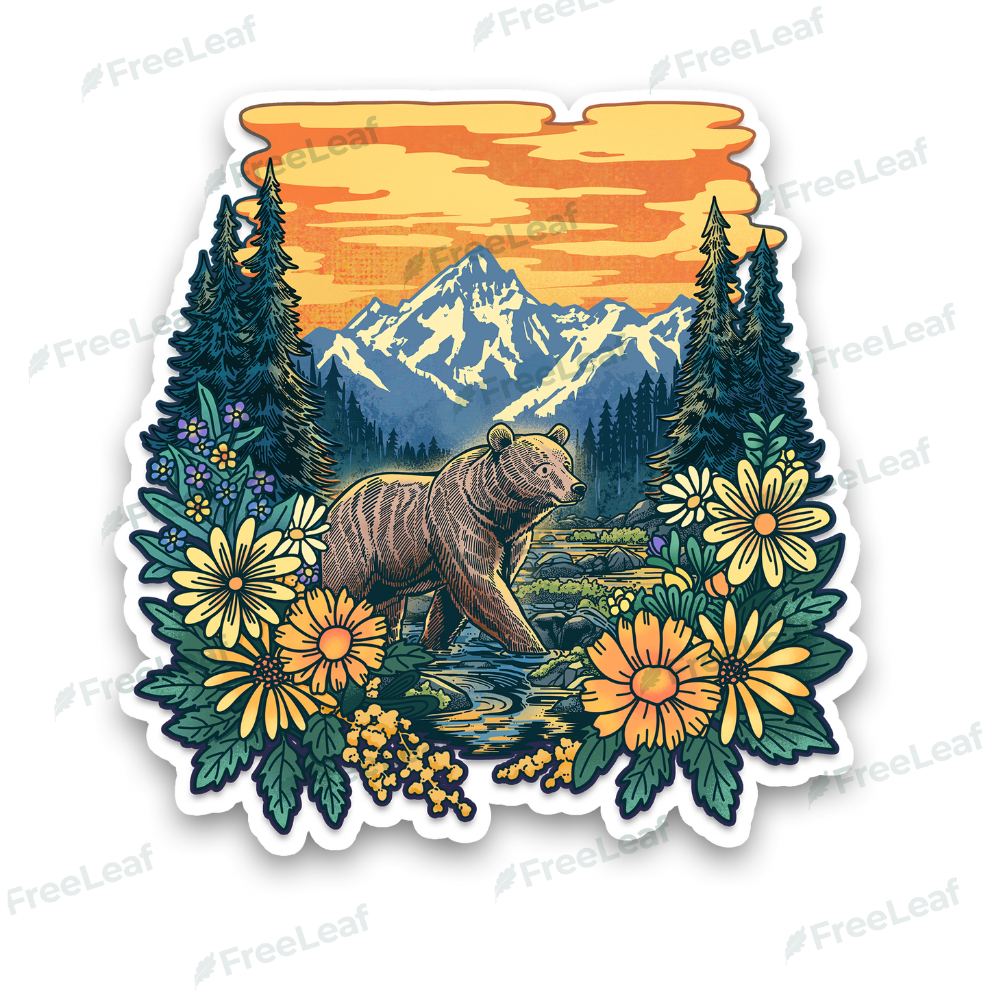 Go Into Nature Sticker