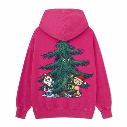 Merry Christmas Washed Hoodie