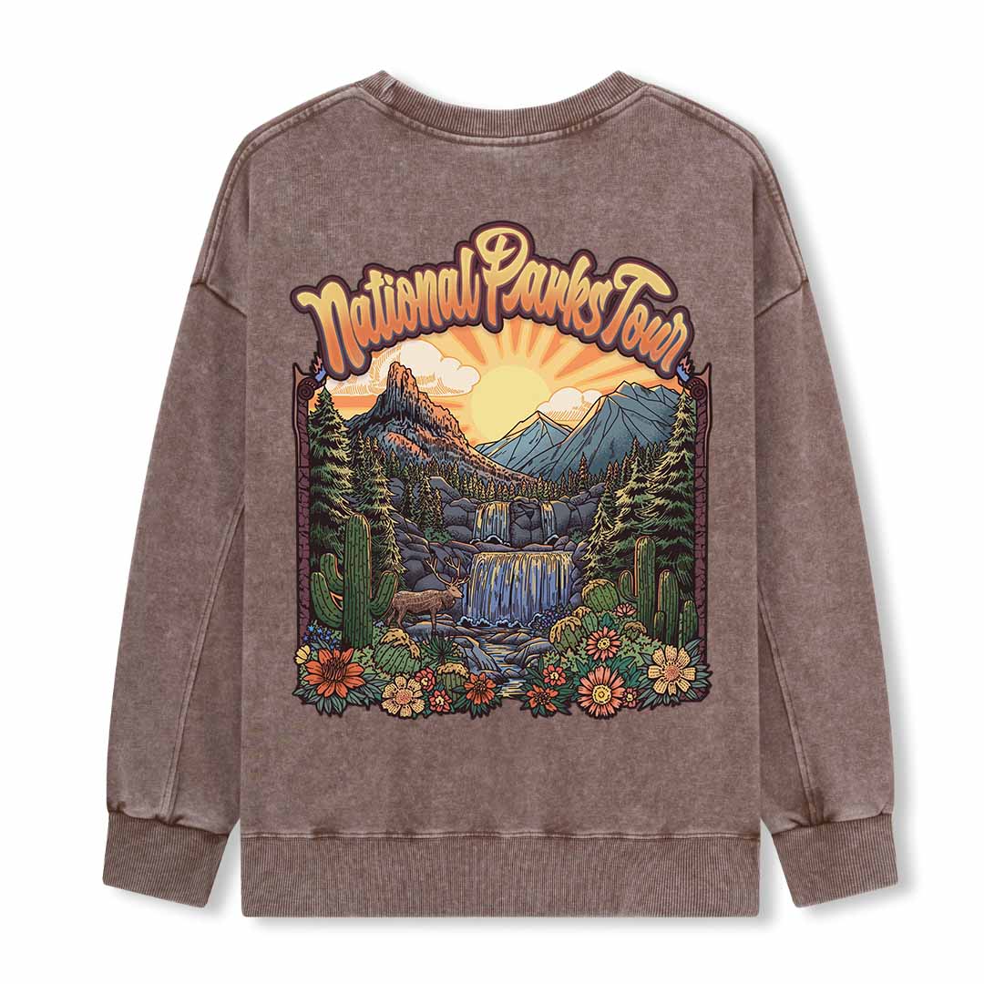 National Parks Tour Washed Sweatshirt