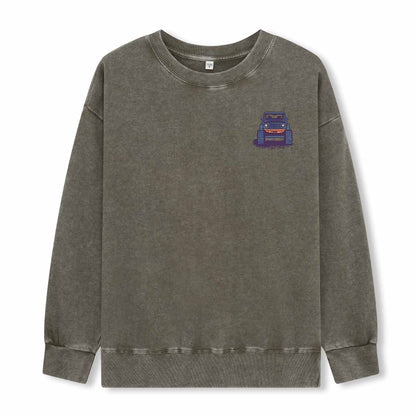 Go Hiking With Music Washed Sweatshirt