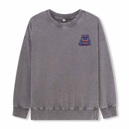 Go Hiking With Music Washed Sweatshirt