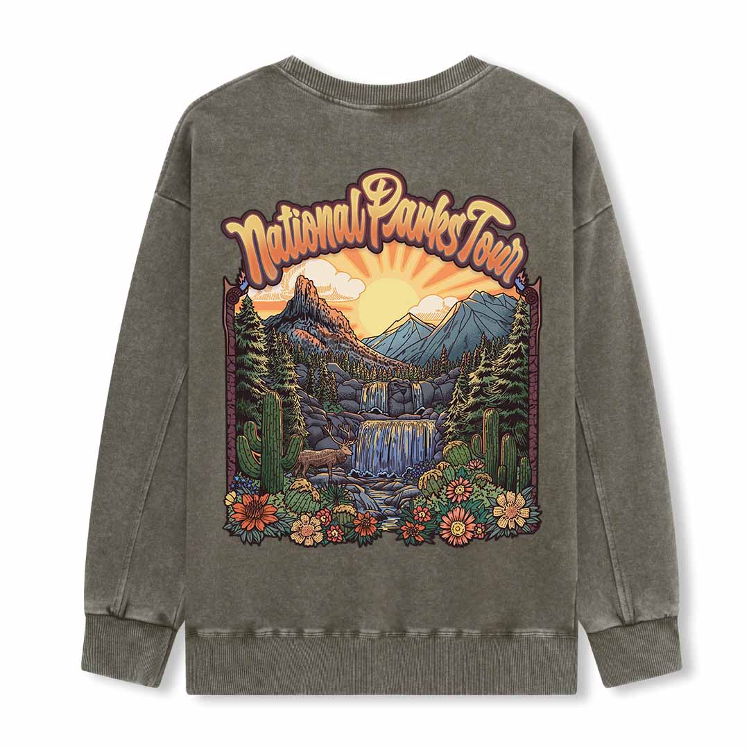 National Parks Tour Washed Sweatshirt