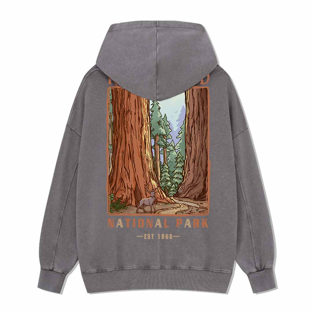 Redwood National Park Washed Hoodie