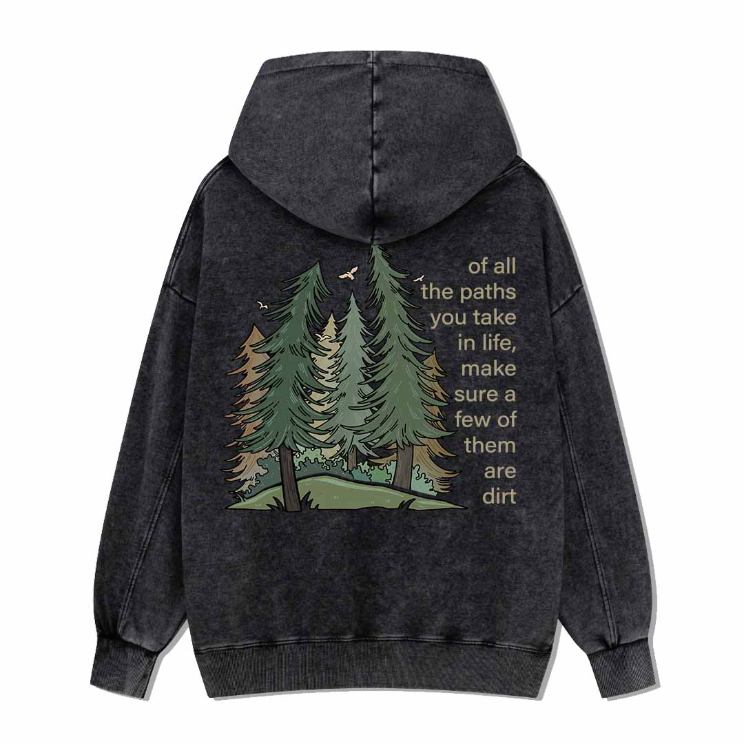 Path Of Life Washed Hoodie