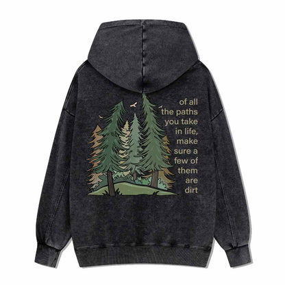 Path Of Life Washed Hoodie