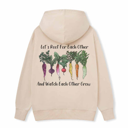 Let Root For Each Other Back-printed Hoodie