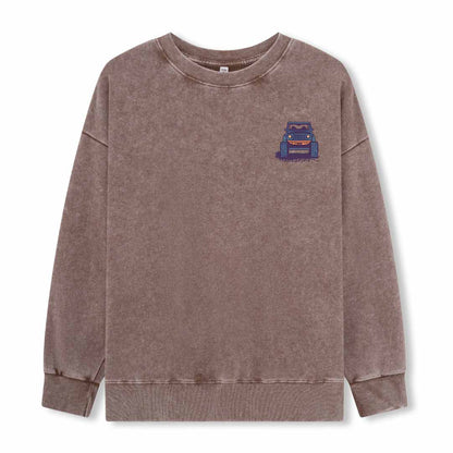 Go Hiking With Music Washed Sweatshirt