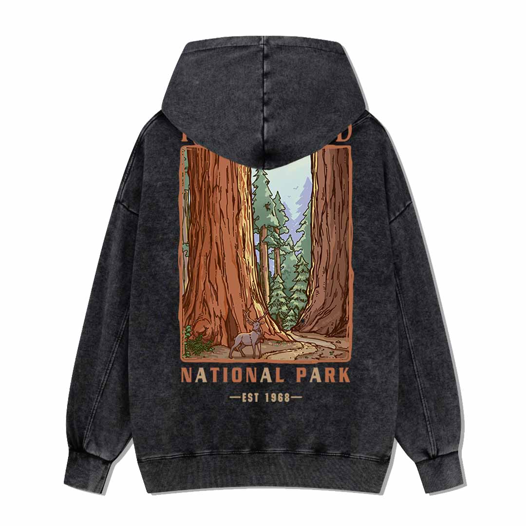 Redwood National Park Washed Hoodie