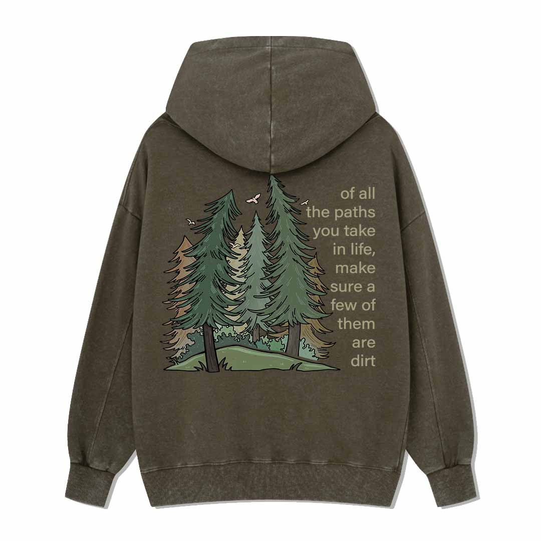 Path Of Life Washed Hoodie