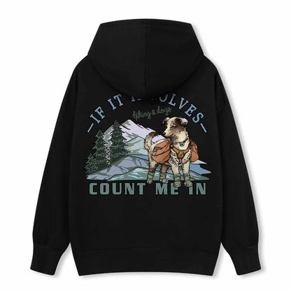 Hiking & Dogs Adventure Hoodie