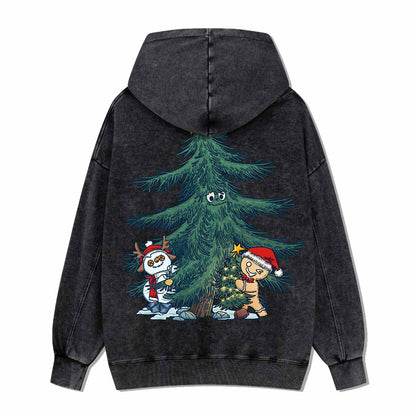 Merry Christmas Washed Hoodie